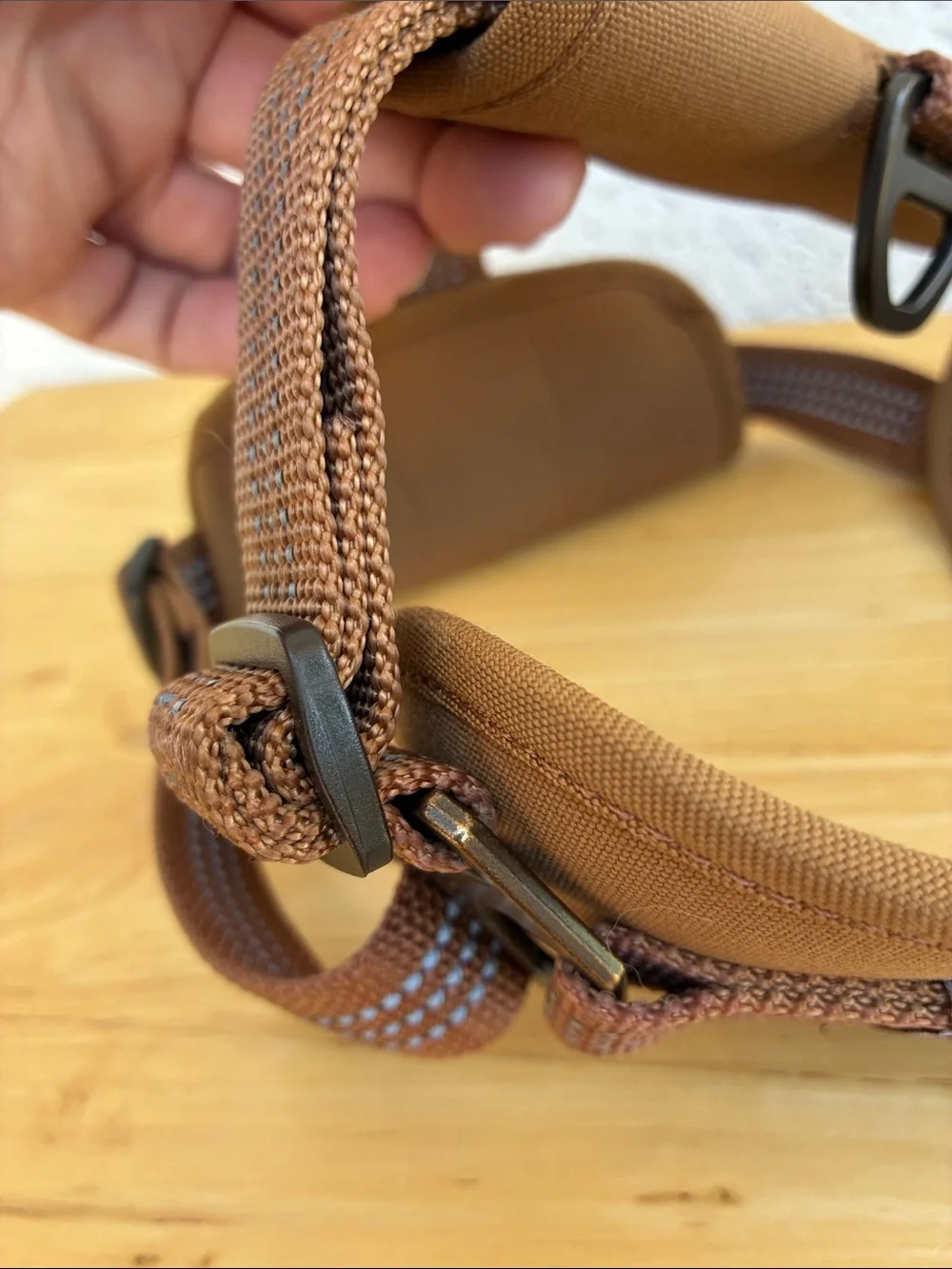 Carhartt Brown Training Harness with Reflective Webbing